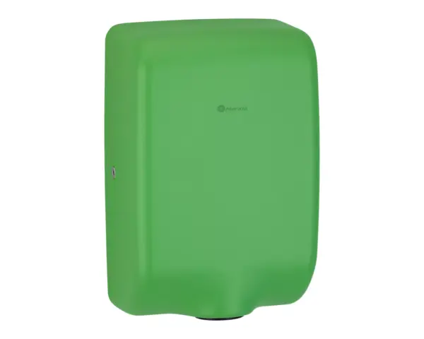 Suszarka do rąk MERIDA TURBO JET SLIM MINI GREEN LINE, zielona Suszarka do rąk Merida Turbo Jet Slim Mini Green Line zielona z logo