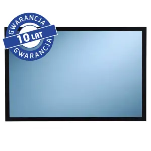 Lustro 40x60 cm w czarnej ramie metalowej MERIDA STELLA BLACK LINE z gwarancją