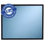 Lustro w czarnej ramie metalowej Merida Stella Black Line 50x60 cm z gwarancją