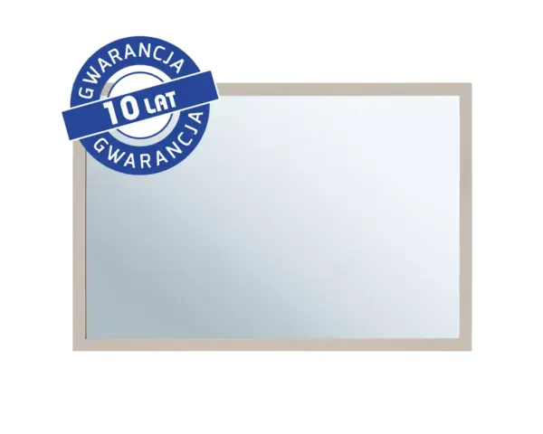 Lustro 40x60 cm w szarej jedwabistej ramie metalowej Merida Stella