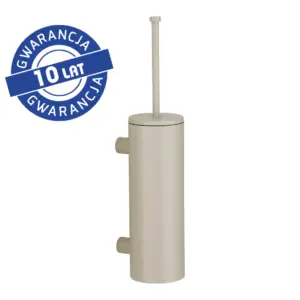 Szczotka WC Merida Stella Silk Grey Line mocowana do ściany, szara jedwabista