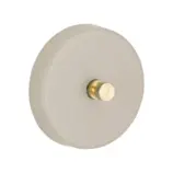 Wieszak pojedynczy STELLA SILK GREY LINE strukturalna szara powłoka mosiądz