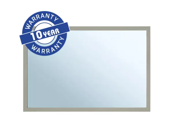 Lustro w ramie metalowej - szarej kamiennej MERIDA STELLA STONE GREY LINE, 40 x 60 cm Lustro MERIDA STELLA STONE GREY LINE w ramie metalowej z gwarancją
