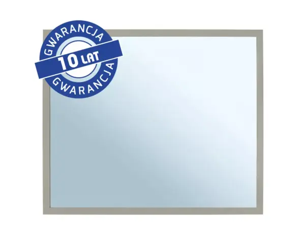 Lustro 50x60 cm w szarej kamiennej ramie metalowej MERIDA STELLA