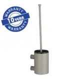 Szczotka toaletowa MERIDA STELLA STONE GREY LINE z uchwytem do ściany