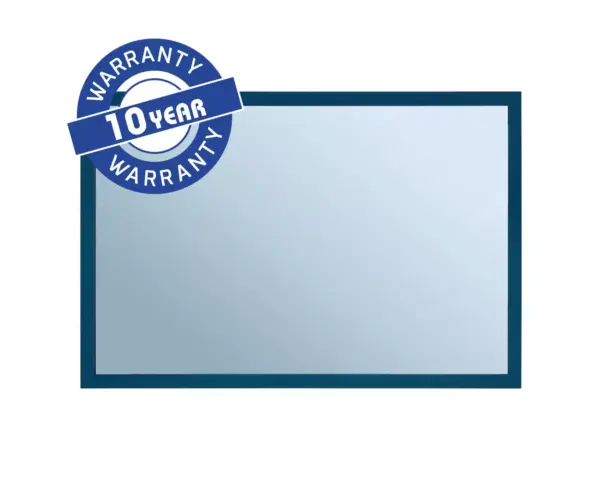 Lustro w ramie metalowej - niebieskiej MERIDA STELLA BLUE LINE, 40 x 60 cm Lustro Merida Stella Blue Line z niebieską metalową ramą, wersja EN