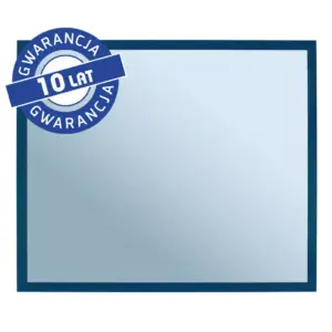Lustro w niebieskiej ramie metalowej MERIDA STELLA BLUE LINE 50x60 cm z gwarancją