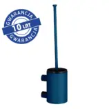 Szczotka do WC Merida Stella Blue Line z niebieską powłoką stalową