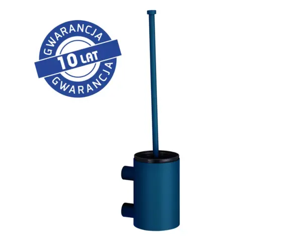 Szczotka do WC Merida Stella Blue Line z niebieską powłoką stalową