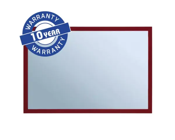Lustro w ramie metalowej - czerwonej MERIDA STELLA RED LINE, 40 x 60 cm Lustro MERIDA STELLA RED LINE z angielską kartą gwarancyjną