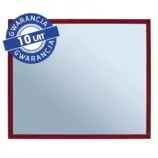 Lustro w czerwonej ramie metalowej MERIDA STELLA RED LINE 50x60 cm z gwarancją