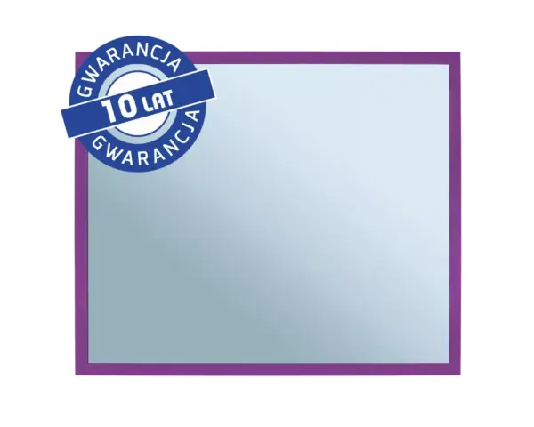 Lustro w ramie metalowej - fioletowej MERIDA STELLA VIOLET LINE, 50 x 60 cm Lustro w fioletowej ramie metalowej MERIDA STELLA VIOLET LINE 50x60 cm
