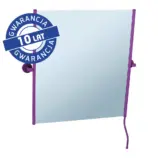 Lustro uchylne 50x60 cm w fioletowej matowej oprawie metalowej