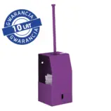 Szczotka WC Merida Stella Violet Line ze stalowym uchwytem ściennym