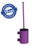 Szczotka WC Merida Stella Violet Line, fioletowa powłoka strukturalna, uchwyt ścienny