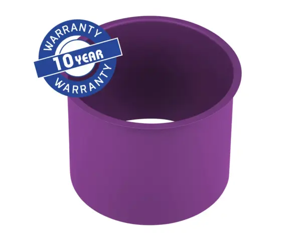 Kołnierz kosza nablatowy okrągły MERIDA STELLA VIOLET LINE, fioletowy Fioletowy kołnierz nablatowy kosza MERIDA STELLA VIOLET LINE z opisem