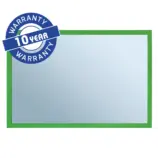 Lustro w zielonej metalowej ramie 40x60 cm z informacją gwarancyjną
