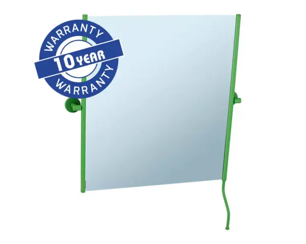 Lustro uchylne w oprawie zielonej matowej z uchwytem ułatwiającym regulację kąta nachylenia MERIDA STELLA GREEN LINE, 50 x 60 cm Lustro uchylne MERIDA STELLA GREEN LINE z uchwytem regulacji kąta nachylenia