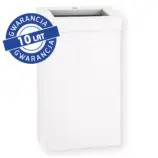 Otwarty kosz na odpady MERIDA STELLA SLIM WHITE LINE 27 l biały