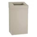 Kosz na odpady otwarty 45 l stal nierdzewna ścianka spawana szlifowana
