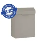 Kosz na śmieci do toalety damskiej Merida Stella Stone Grey 4,5 l szary
