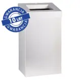 Otwarty kosz na odpady MERIDA STELLA 45 l stal matowa