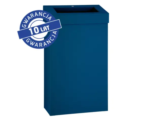 Kosz na odpady otwarty MERIDA STELLA SLIM BLUE LINE, pojemność 27 l, niebieski Otwarty kosz na odpady Merida Stella Slim Blue Line 27 l niebieski