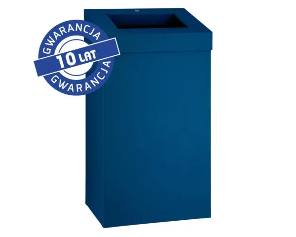 Kosz na odpady otwarty MERIDA STELLA BLUE LINE, pojemność 45 l, niebieski Otwarty kosz na odpady MERIDA STELLA BLUE LINE 45 l niebieski