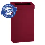 Otwarty kosz na odpady Merida Stella Slim Red Line 27 l czerwony