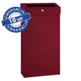 Otwarty kosz na odpady Merida Stella Slim Red Line 15 l czerwony