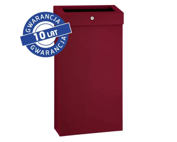 Otwarty kosz na odpady Merida Stella Slim Red Line 15 l czerwony