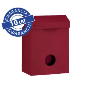 Kosz na odpadki do toalet damskich MERIDA STELLA RED LINE, czerwony, 4,4 l