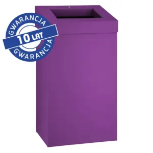 Otwarty kosz na odpady MERIDA STELLA VIOLET LINE 45 l fioletowy