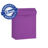 Stalowy kosz do toalet damskich Merida Stella Violet Line z pokrywą