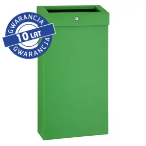 Otwarty kosz na odpady Merida Stella Slim Green Line 15 l zielony