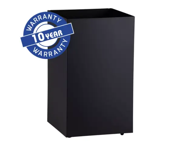 Kosz podblatowy na kółkach MERIDA STELLA BLACK LINE, pojemność 60 l, czarny Czarny kosz podblatowy STELLA BLACK LINE 60 l informacja po angielsku