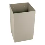 Kosz na kółkach MERIDA STELLA spawany szlifowany szary jedwabisty 60 l