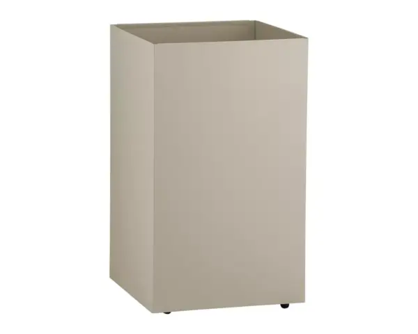 Kosz podblatowy na kółkach MERIDA STELLA SILK GREY LINE, pojemność 60 l, szary jedwabisty Stalowy kosz podblatowy 60 l w jedwabiście szarej powłoce strukturalnej