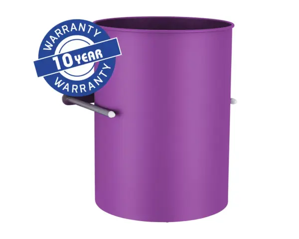 Kosz podblatowy regulowany MERIDA STELLA VIOLET LINE, pojemność 30 l, fioletowy Stalowy kosz podblatowy regulowany fioletowy 30 litrów Merida