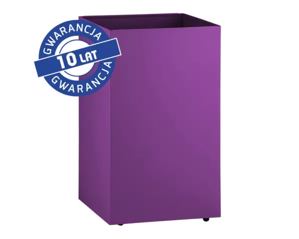 Kosz podblatowy na kółkach MERIDA STELLA VIOLET LINE, pojemność 60 l, fioletowy Kosz podblatowy na kółkach MERIDA STELLA VIOLET LINE 60 l fioletowy