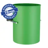 Stalowy kosz podblatowy MERIDA STELLA GREEN LINE 30 l zielony