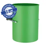 Kosz podblatowy regulowany zielony stalowy 30 l MERIDA STELLA GREEN LINE