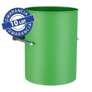 Kosz podblatowy regulowany zielony stalowy 30 l MERIDA STELLA GREEN LINE