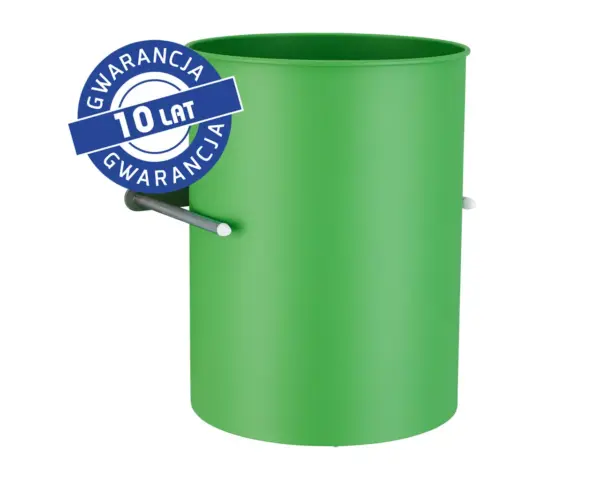 Kosz podblatowy regulowany zielony stalowy 30 l MERIDA STELLA GREEN LINE