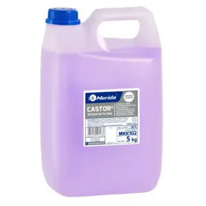 Liliowe mydło w płynie Merida Castor o zapachu kwiatowym, kanister 5 kg