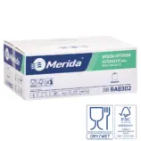Białe papierowe ręczniki w roli Merida Optimum Automatic Maxi, karton 6 rolek