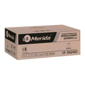 Zielone jednowarstwowe ręczniki papierowe w roli MERIDA ECONOMY AUTOMATIC MINI