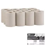 Ręcznik papierowy w roli MERIDA ECONOMY CENTER PULL MINI, szary, jednowarstwowy
