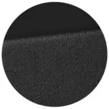 Zbliżenie czarnej strukturalnej powłoki stali nierdzewnej STELLA BLACK LINE