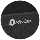 Faktura czarnej strukturalnej powłoki obudowy odświeżacza MERIDA STELLA BLACK LINE